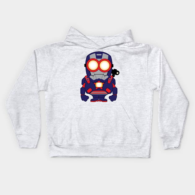 Iron Minion Patriot Kids Hoodie by Mile High Empire